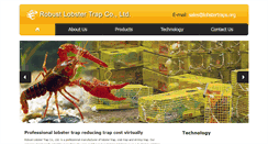 Desktop Screenshot of lobstertraps.org